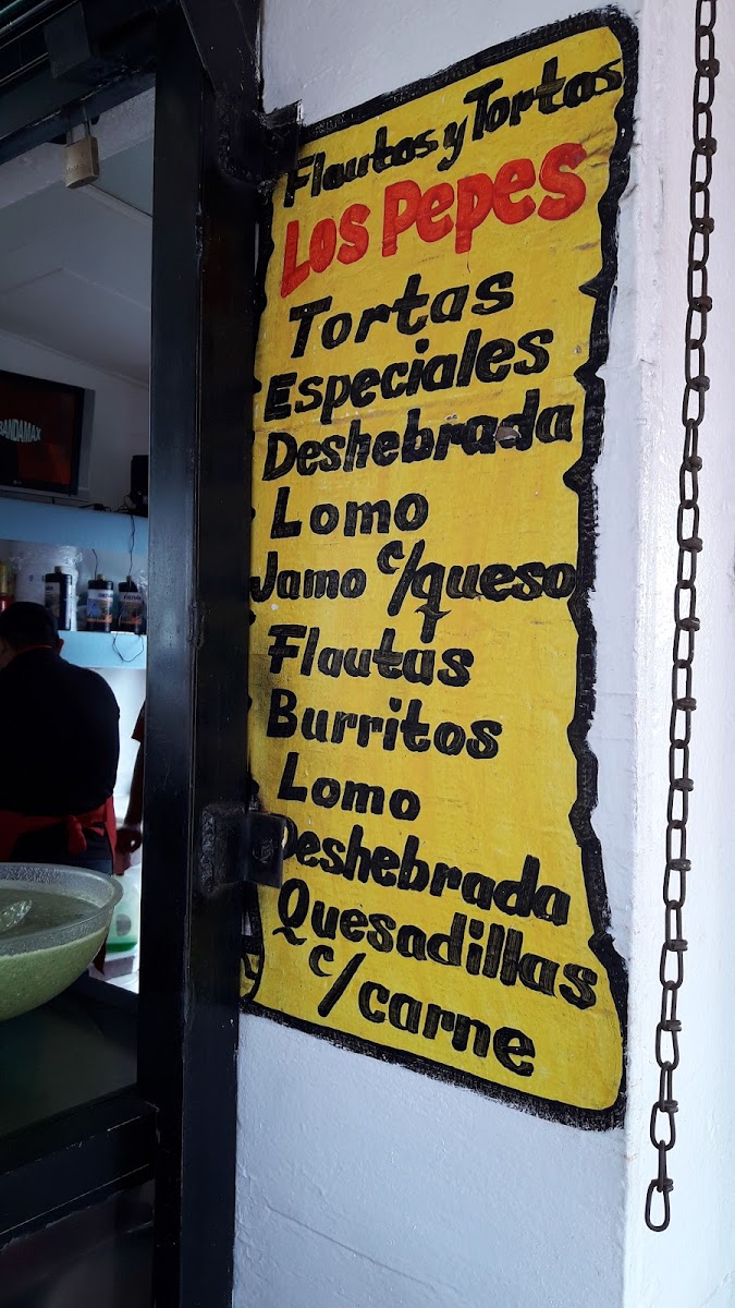 Tortas y Flautas Los Pepes Menu - Image 5